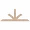 Ekena Millwork Richland Smooth Timber Gable Bracket, Douglas Fir, 84"W x 35"H x 3 1/2"D x 5 1/2"F, 10/12 Pitch GBW084X35X0406RIC00SDF - alternate 1